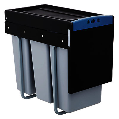 Brabantia Built-in Separator Recycle Bin, 3 x 10L Brabantia Built-in Separator Recycle Bin, 3 x 10L